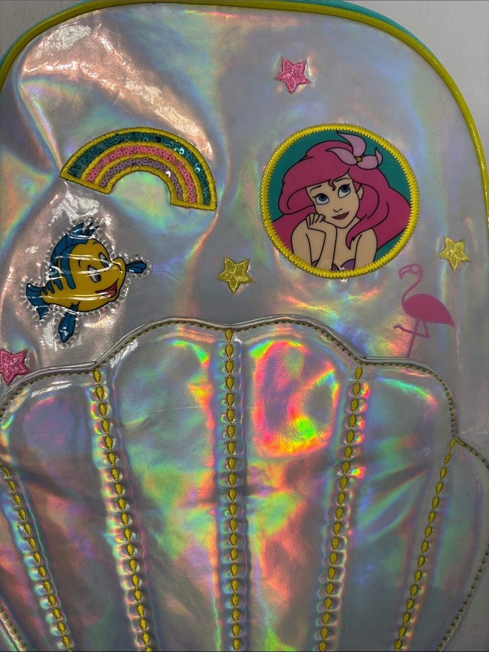 Little Mermaid Disney Store Backpack Iridescent - Picture 2 of 9
